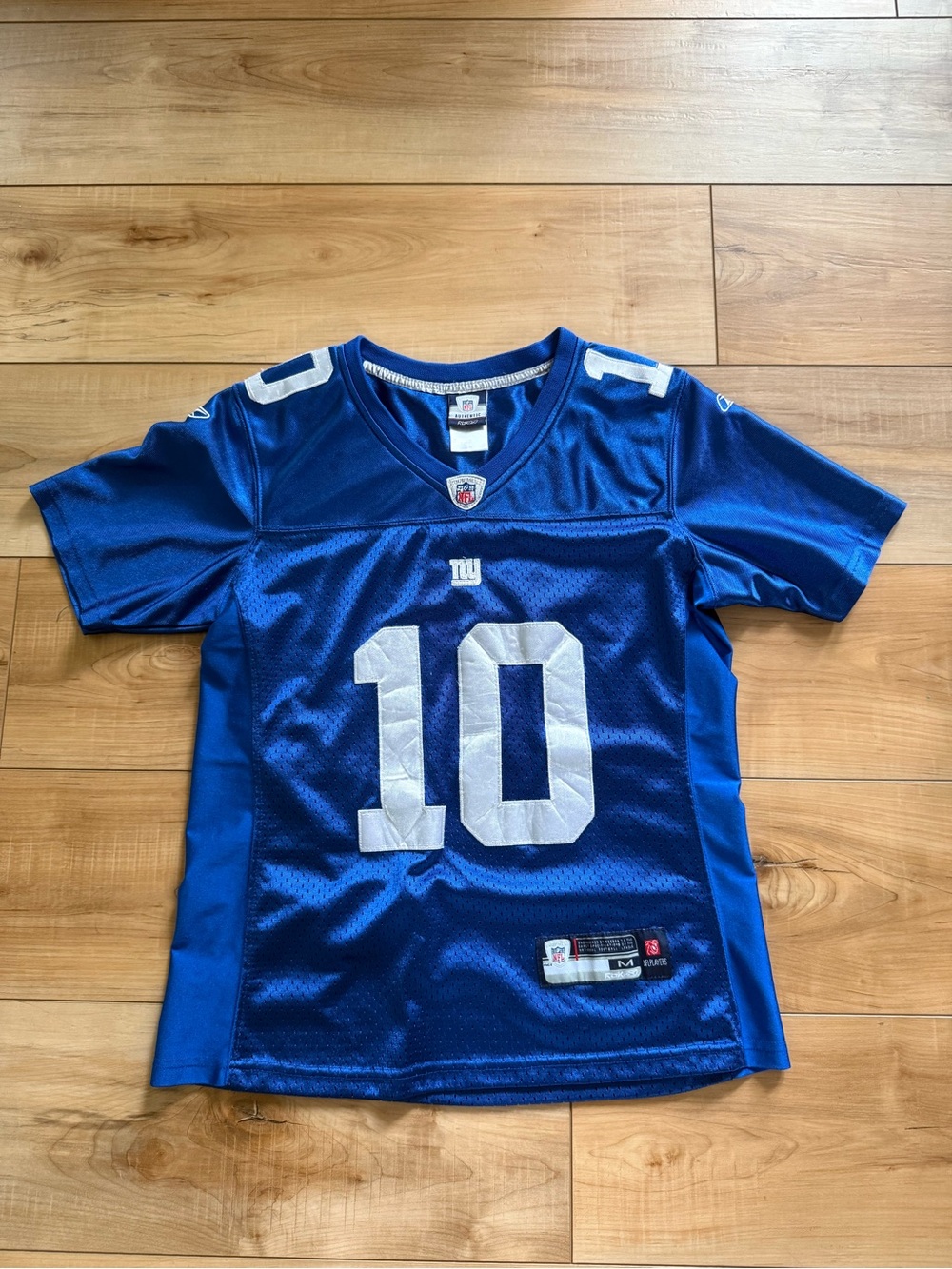 NFL Manning NY Giants Kids Royal Blue Jersey with White 10